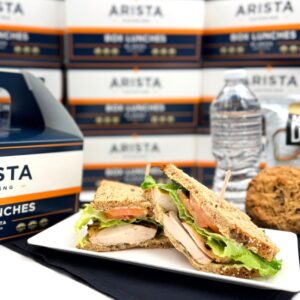 Grilled chicken pesto sandwich