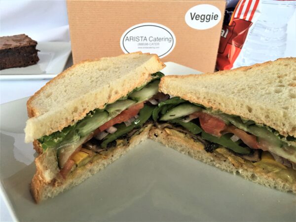 vegan box lunch sandwich