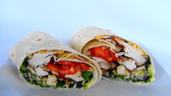 Roasted Chicken Wrap